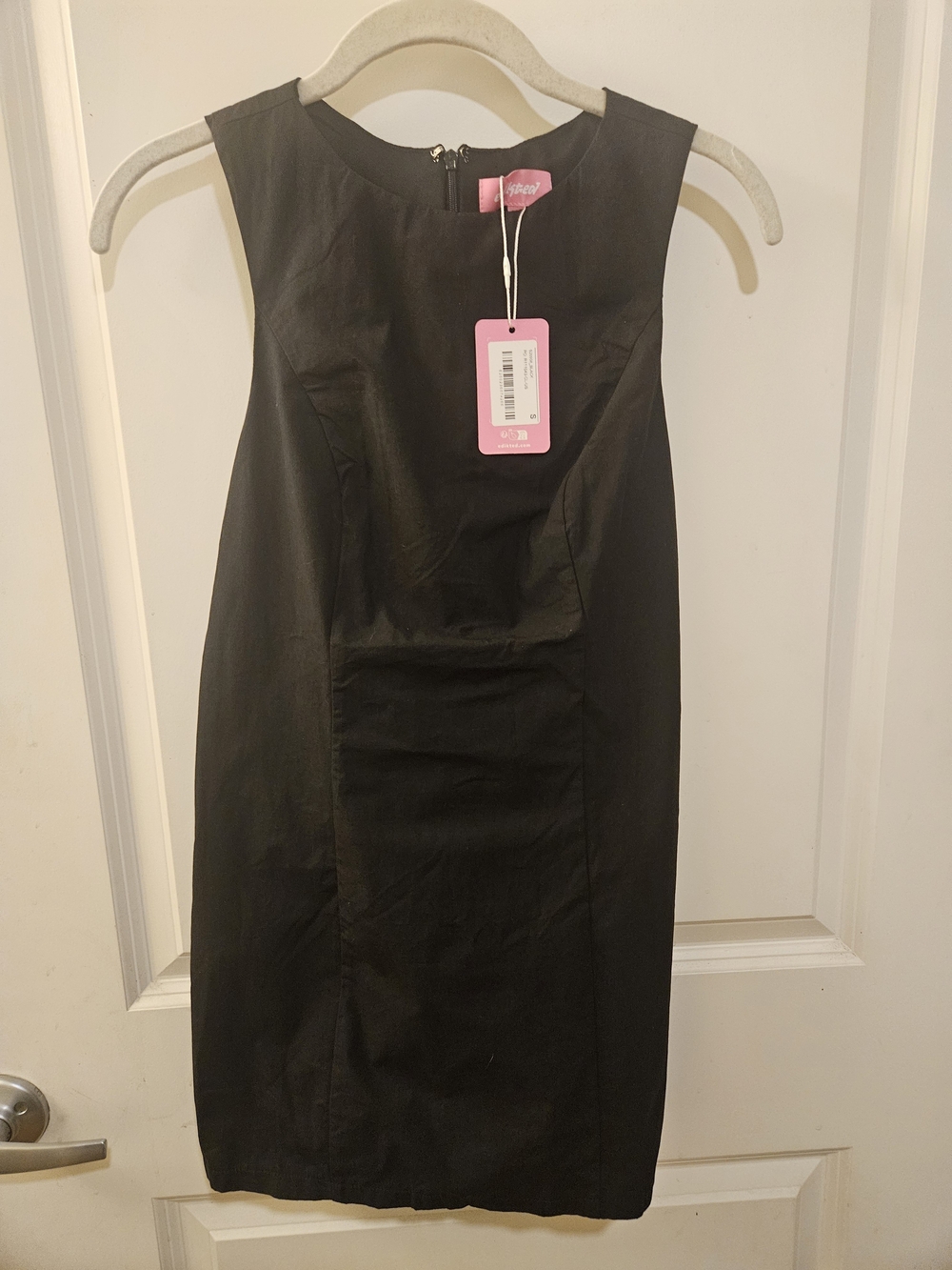 Edikted Black Sleeveless Sheath Dress